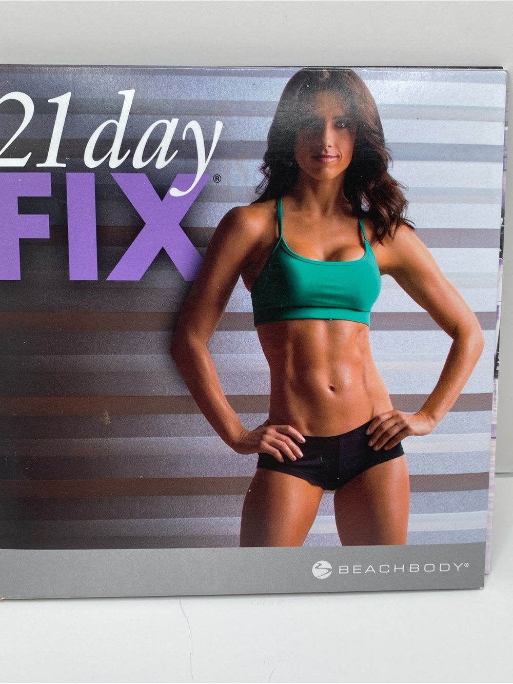Beachbody DVD Back Cover with Black and Yellow Accents